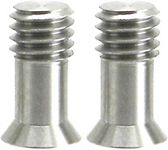 2 x 3/8" "Bullet Screw 19mm Small Head Flush Mount Stainless Steel/Tripod Clamp Hex SS