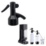 Sodafall fizz saver soda bottle dispenser siphon sifon compatible with Sodastream bottles and other soda maker brands replacement cap
