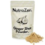 Ginger and Turmeric Shot Powder 100 Servings | Drink Supplement with Orange, Cayenne Pepper and Zinc | Organic and Natural Ingredients No Added Sugar | Detox Drink, Mix with Water, Juice or Tea | 100g