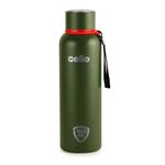 Cello Duro Kent Thermosteel Water Bottle 900ml, Military Green | ISI Certified | 24 Hours Hot & Cold Flask | Double Walled Vacuum Insulated Bottle | Ideal for Personal Use, Corporate & Festive Gifting