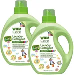 WBM Care Liquid Baby Laundry Detergent, 100 Loads | 68 oz | Gentle formula designed for baby clothes, ensuring effective cleaning and care for delicate skin