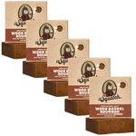 Dr. Squatch Men's Bar Soap - 5-Pack Wood Barrel Bourbon - All Natural Bar Soap for Men - 5 Bars of Soap - Smell like Barrel Aged Bourbon