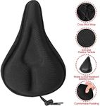 WOTOW Gel Bike Seat Cover Cushion, 