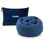 Snugalo Travel Pillow- 2 in 1 Probably the most versatile travel pillow in the world ! Ultra soft & Breathable 100% Bamboo Raylon Luxury material | neck pillow for travel | travel pillow for airplane