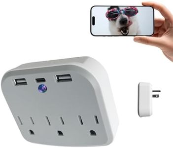 XXAXX 4K Ultra HD WiFi Hidden Cam Camera on Wall Plug, Wireless Indoor Cam Nanny Cameras, Phone App, Motion Detection, Alarm Notification, Built-in 32GB SD Card, Video-only, cam11