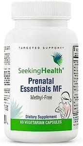 Seeking Health Prenatal Essentials MF - Brain Development & Methylation Support - Methyl-Free Vegetarian Capsules with Selenium, Vitamin B6, Zinc & Vitamin B12-60 Capsules