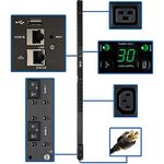 Tripp Lite PDU Monitored 208/240V 30A 36 C13; 6 C19 Outlets L6-30P LX Interface 10' Cord 0URM TAA (PDUMNV30HV2LX)