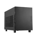 Silverstone Technology SUGO 15, Black, Mini-ITX, aluminum, Supports 3 Slot Full Length GPUs/ATX PSU / 240mm AIO, USB Type-C x 1, SST-SG15B