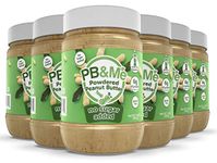 PB&Me Sugar Free Peanut Butter Powder - Powdered Peanut Butter No Sugar for Low Calorie Snacks, Peanut Butter Powder Protein for Smoothies, Low Carb Peanut Powder Protein Snack, 453g Jar (6-Pack)