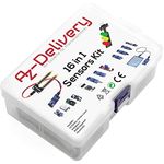 AZDelivery 16 in 1 Sensor Modules and Accessories Kit compatible with Arduino and Raspberry Pi including E-Book!