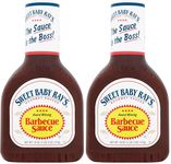 Sweet Baby Rays Original BBQ Sauce, 1 x18oz bottle, Sweet and Tangy Barbeque sauce, Perfect for Burgers, Ribs and Chicken – 510ml Single Bottle (Pack of 2)