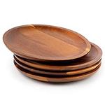 HOMEXCEL Acacia Wooden Plates Set o