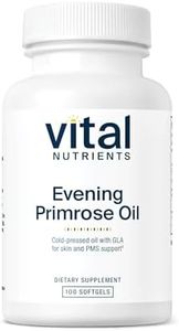 Vital Nutrients Evening Primrose Oil 1000mg | Primrose Supplement for Women | GLA Omega-6 Fatty Acid for Skin and PMS Support* | Gluten, Dairy, Soy Free | Non-GMO | 100 Softgels