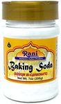 Rani Baking Soda (Sodium BI-Carbonate) 7oz (200g) PET Jar ~ Used for Cooking, Non-GMO | Indian Origin | Gluten Friendly