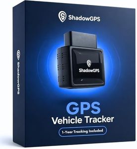 Real-Time OBD2 GPS Car Tracker – $12/Month with 1 Prepaid Year – Plug & Play Device for Families, Teens & Businesses with Trip History, Driving Alerts & GeoFence – Accurate, Easy Setup