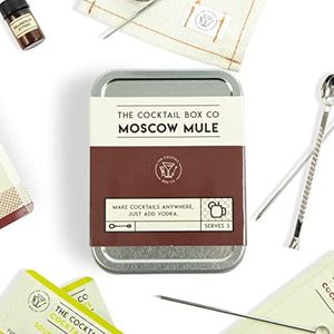 The Cocktail Box Co. Moscow Mule Cocktail Kit - Premium Cocktail Kits - Make Hand Crafted Cocktails. Great Gifts for Him or Her Cocktail Lovers (1 Kit)