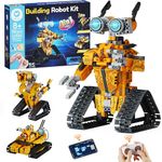 Sillbird STEM Projects for Kids Ages 8-12, Remote & APP Controlled Robot Building Kit Birthday Gifts Toys for 7 8 9 10 12-15 Years Old Teen Boys Girls(468 Pieces)