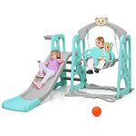 Swing Set With Slide