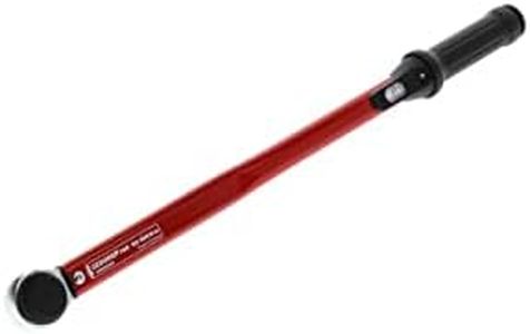 GEDORE red Drehmomentschlüssel für Links- und Rechtsgewinde, 1/2 Zoll, 60-300 Nm, Stahlrohr, Rot/Schwarz