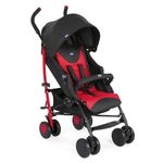 Chicco Echo Stroller with Bumper Bar, Pram for 0 to 5 years New Born / Baby / Toddler / Kid (Boy,Girl), Fully Reclining Backrest with 4 Positions, Adjustable Leg Rest, Compact Umbrella Fold with Easy to Carry Handle, 5-Point Safety Harness, Large Canopy with Peek-a-boo Window (Upto 22 Kgs, Red)