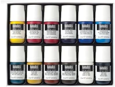 Liquitex Professional Soft Body Acrylic Paint, 12 x 22ml (0.74-oz), Essentials Set