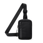 2024 Newest Travel Sling Pack Waterproof Crossbody Small Bag Dual Pocket Side Bag Pack Runing Phone Casual Chest Bag For Men Women Outdoor Hiking Biking