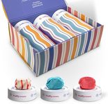 Taffy.com Gourmet Candy Taffy Gift Set - All American (Pack of 3) Blueberry Blast, Cinnamon Swirl, Soft Peppermint