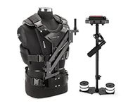 Flycam 5000 Handheld Camera Stabilizer with Comfort Arm Vest. Precise Balancing, Smooth & Fatigueless Operations. Quick Shock Absorption, Free Quick Release, Arm Brace & Table Clamp (FLCM-CMFT-KIT)