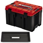 Einhell E-Case M Tool Storage Case With Organiser Insert - Power Tool Box, Stackable, Lockable, Splash-Proof, Protective Storage And Transport Of Tools And Accessories