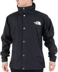 The North Face Men's Mountain Rain Tex Jacket, Gore-Tex, Waterproof, Breathable, Black, M, Black, M