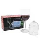 2 Wine Glasses to go | Compact Wine Glass for Every Occasion | Festival Accessories | Camping Wine Glasses with Box | Wine Cups | Magnetic Camping Glasses | Gift for Christmas
