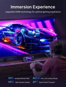 JSAUX 12-in-1 RGB Docking Station for Steam Deck – Multiport USB-C Hub