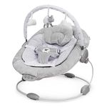 LADIDA Soft Padded Lamb Bouncer, Suitable for Newborns 0-6 Months, Soothing Music and Vibration