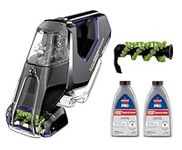 BISSELL - Portable Carpet Cleaner - Pet Stain Eraser PowerBrush - Handheld - Grab and Go Cordless Convenience with Powerful Motorized Brush, Purple, 2846D