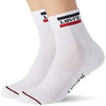 Levi's QUARTER, White/White, 39/42 (pack of 2)