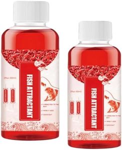 Wintgrea Fish attractant 2PCS Red Worm Concentrate Red Worm Bait Red40 Ink Fishing Liquid Fish Lure Attraction Enhancer Smell Bait Scent Food for Fishing Trout Cod Carp Bass