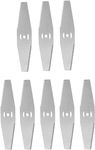 Weed Eater Replacement Blades,Brush Cutter Metal Lawn Cutter Rotary Weed Brush Blades Weed Eater Razor Trimmer Head for Garden Mower,Cutting Grass Weeds, Underbrush, Thorns (8pcs)