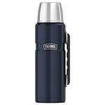 Thermos Stainless King™ Vacuum Insulated Beverage Bottle - 40 oz. - Stainless Steel/Midnight Blue