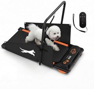 Lastforever Dog Treadmill for Small & Medium Dogs, Quiet 2.5HP Motor, Remote Control, LED Display, Indoor Pet Exercise Treadmill with Safety Leash (Small/Medium/4MPH)