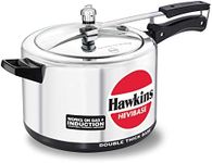 Hawkins Hevibase IH80 8-Litre Induction Pressure Cooker, Small, Silver