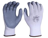 UCI NITRILON FOAM NCN-F Safety Work Gloves - White/Grey (10/XL)