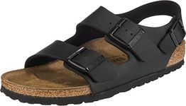 Birkenstock Milano, Unisex-Adults Sandals, Black, 8 UK (42 EU)