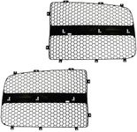 Marketplace Auto Parts Grille Insert Set - 2 Piece - Black - Compatible with 2002-2005 Dodge Ram 1500 (W0171-S922648)