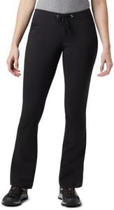 Columbia Women's Anytime Outdoor Boot Cut Hiking Pants, Black, 10 US