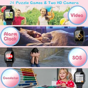 ELEJAFE Kids Smart Watch – Touchscreen GPS Tracker for Children