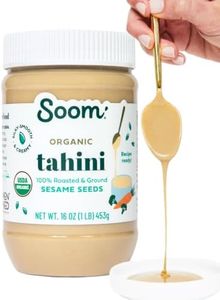 Soom Foods Organic Tahini, Creamy Sesame Paste, 16oz, 1 Pack