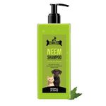 Dogz & Dudez Natural Neem Shampoo Anti Tick & Flea and Lice| Natural Neem & Lemongrass Oil Reduce Itching| Paraben Free, Ph Balanced, Vegan & Cruelty Free | 500 ml | 4 Months Pack