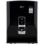 LG WW140NP 8L Stainless Steel Tank - RO+ Mineral Booster, Filter Change Indicator, Pre-Sediment Filter Free, Multi Stage Filtration, Digital Sterilizing Care (Black, Wall Mount)