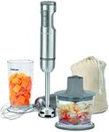 Cuisinart Smart Stick Variable speed hand blender with chopper CSB-87C, Silver, large