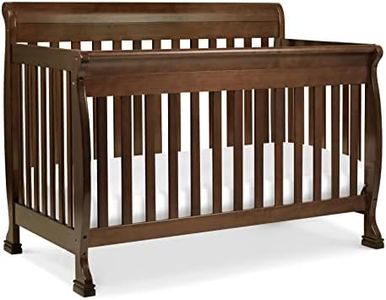 daVinci Kalani 4-in-1 Convertible Baby Crib - Strong, Easy to Assemble GREENGUARD Certified Crib - Convertible to Toddler Bed, Daybed, Full-Size Bed - Four Adjustable Mattress Heights - Espresso